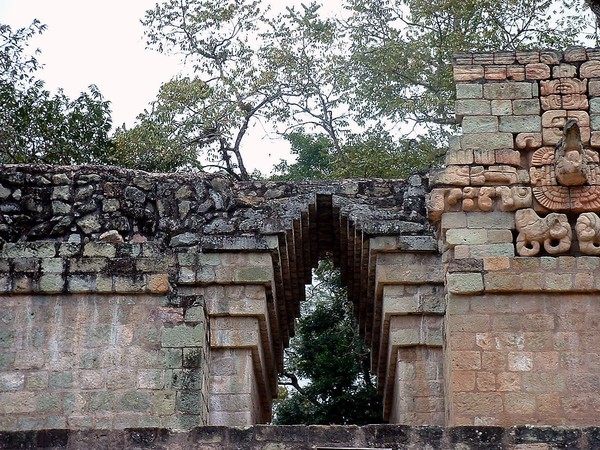 Ancient Mayan Arch - Ruinas De Copan, Honduras