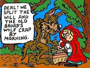 yet another red ridinghood gag