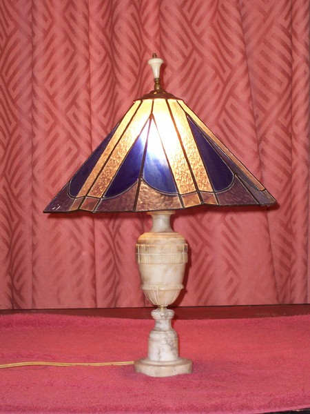 blue lamp