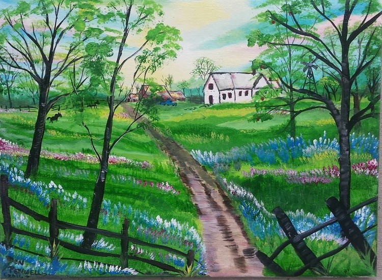 1 st painting  2016