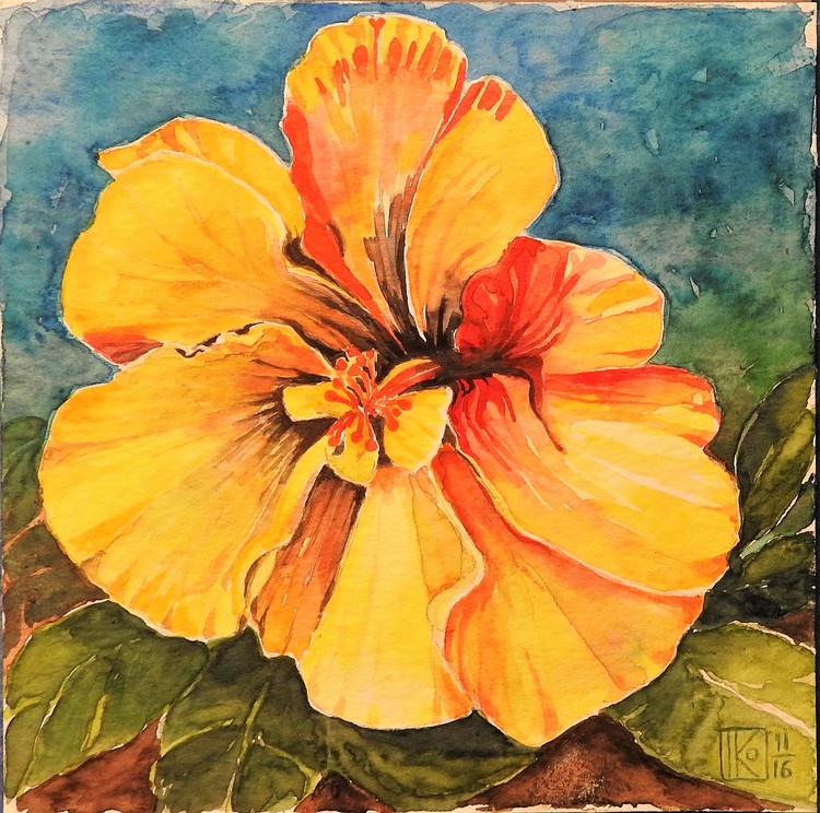 Hibiscus by Ingrid Kolster | ArtWanted.com