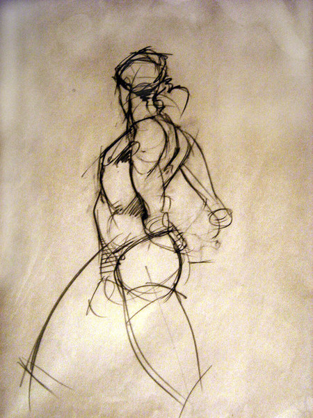 Man Stands & Twists