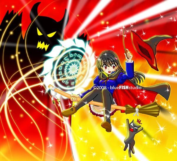 Little Witch Girl VS Strange Creature