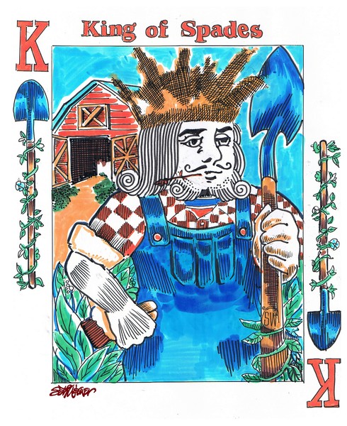 Modern King o' Spades