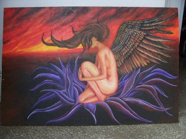 girl with wings