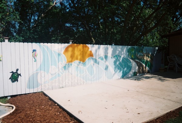 unfinished mural