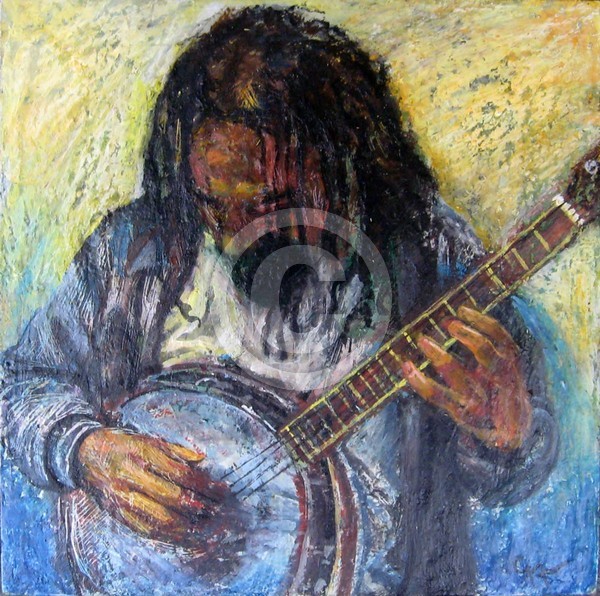 Leslie and banjo
