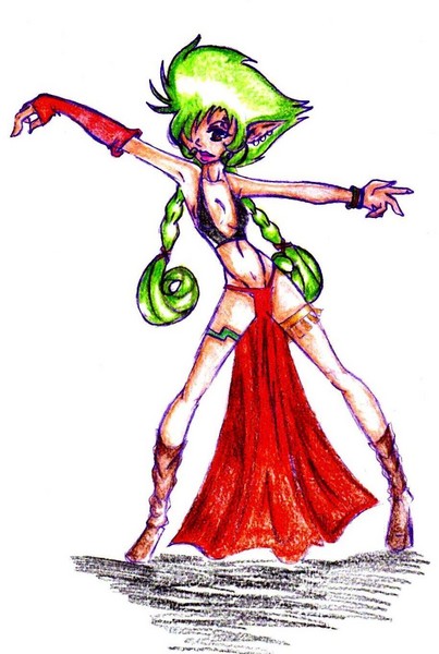 Xiraphe of the wind (colored)