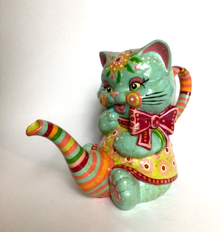 Kitty LaPour Naughty Teapot