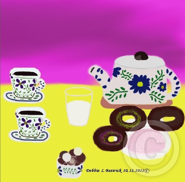 TEA AND DONUTS 