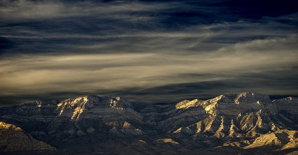 Last Light At Red Rock Canyon