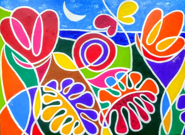 Flores (tela 1)