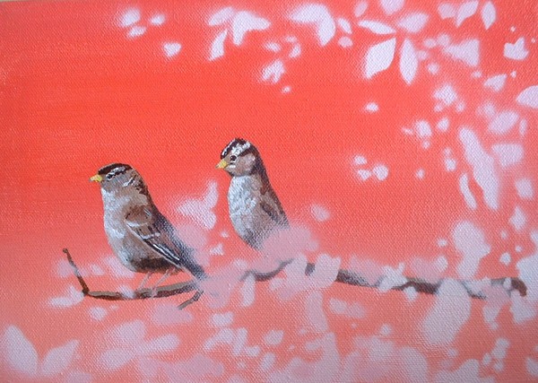 two sparrows