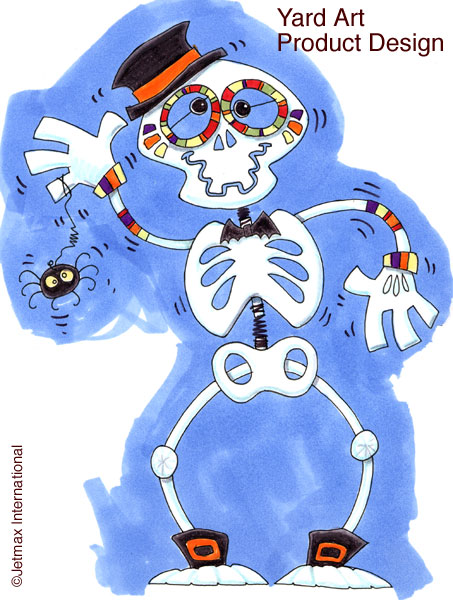 Dancing skeleton
