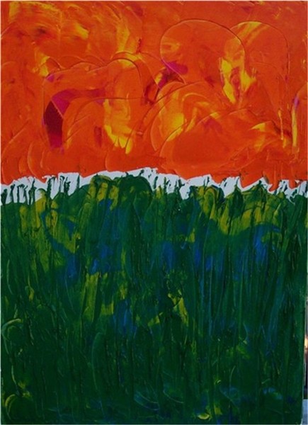 tramonto nella savana 