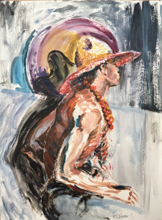 Man In A Straw Hat.