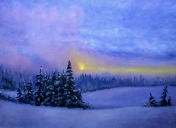 Misty evening
