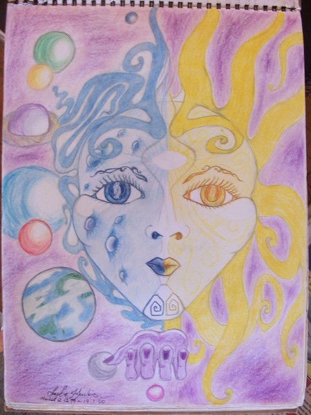Sun and Moon blowing kisses to Karli