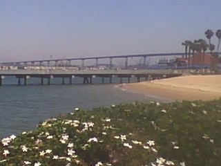 Coronado Bridge from Coronado side