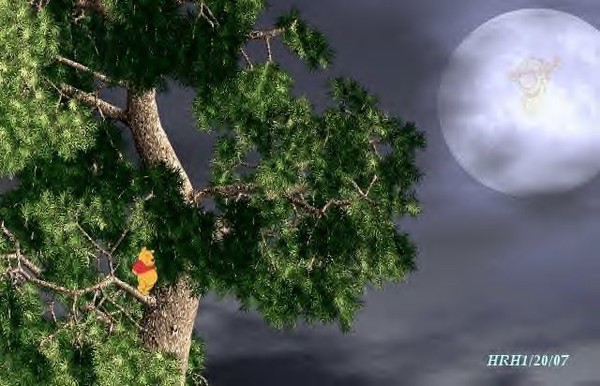 Tigger On The Moon
