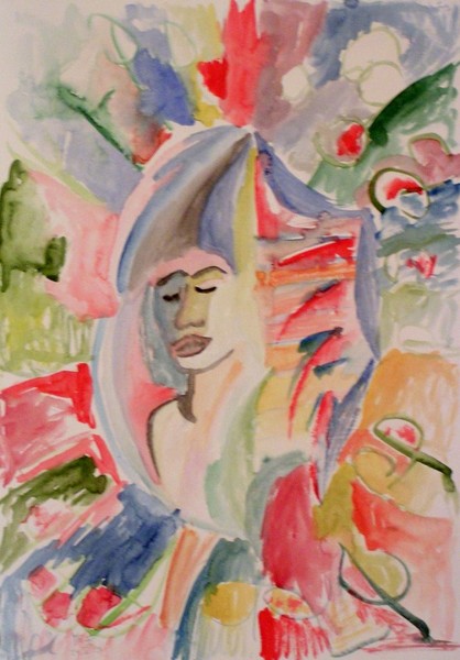 Frau im Spiegel