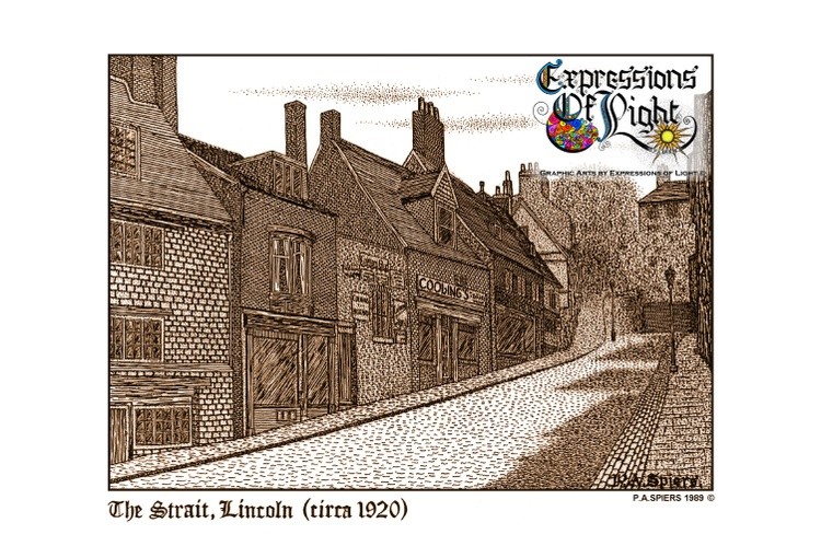 ExpoLight-Graphic-Arts-Lincoln-City-The-Strait-1989-0001 (Pen-&-Ink-Sepia-SP)