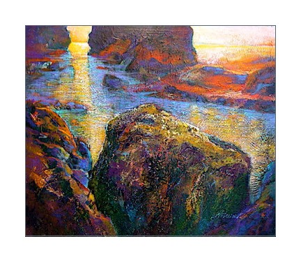 Sunset Sea Stack