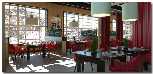 restaurant de haute montagne