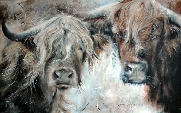 Lynne Davies, 'because were worth it' 120cmx100cm 