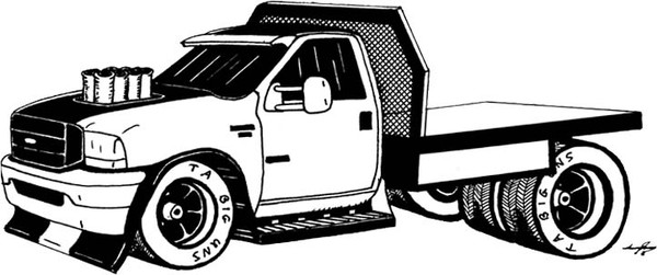flatbed ford truck