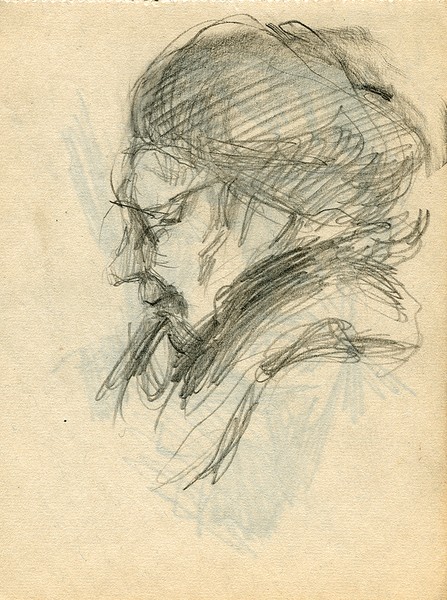 Old Woman (fast sketch) 1979