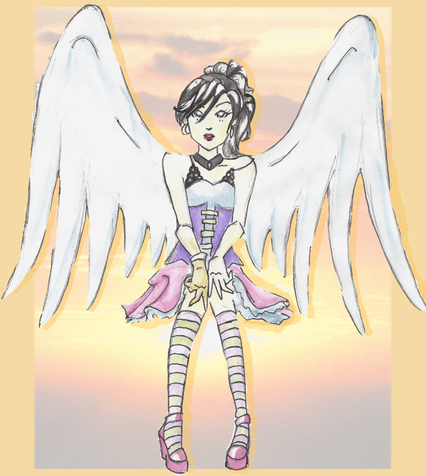sunset angel