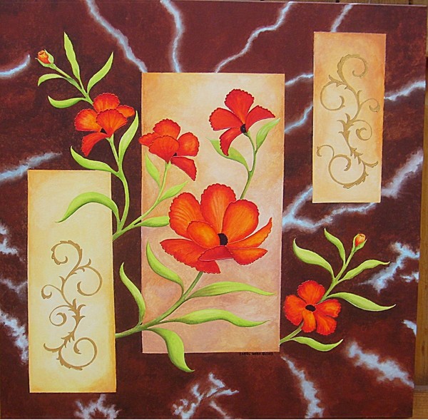 Electric Red Poppies