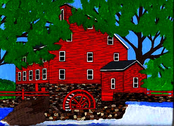 water wheel mill
