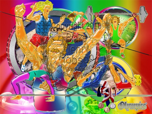 Rainbow Olympics Collage