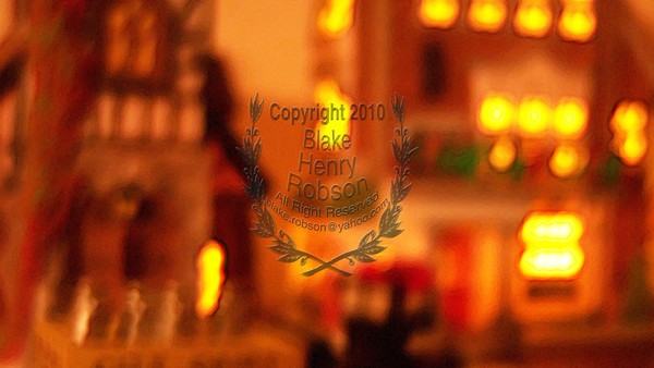 Department 56 Christmas Village Digital Art