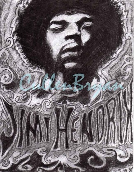 Jimi Hendrix-retro