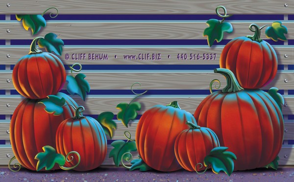 Pumpkin Crate Illustration