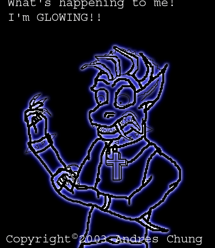 Glowing in the dark Dragon-morph