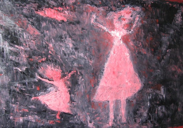 dancing to light while darkness is present