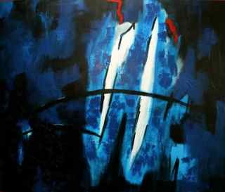 blauw en rood