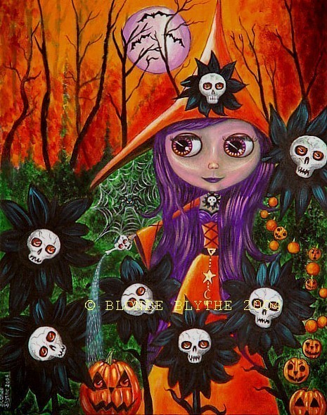 Halloween Blythe Witch & the Haunted Garden