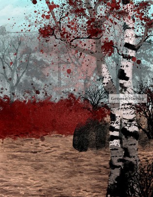 Blood Red Birch