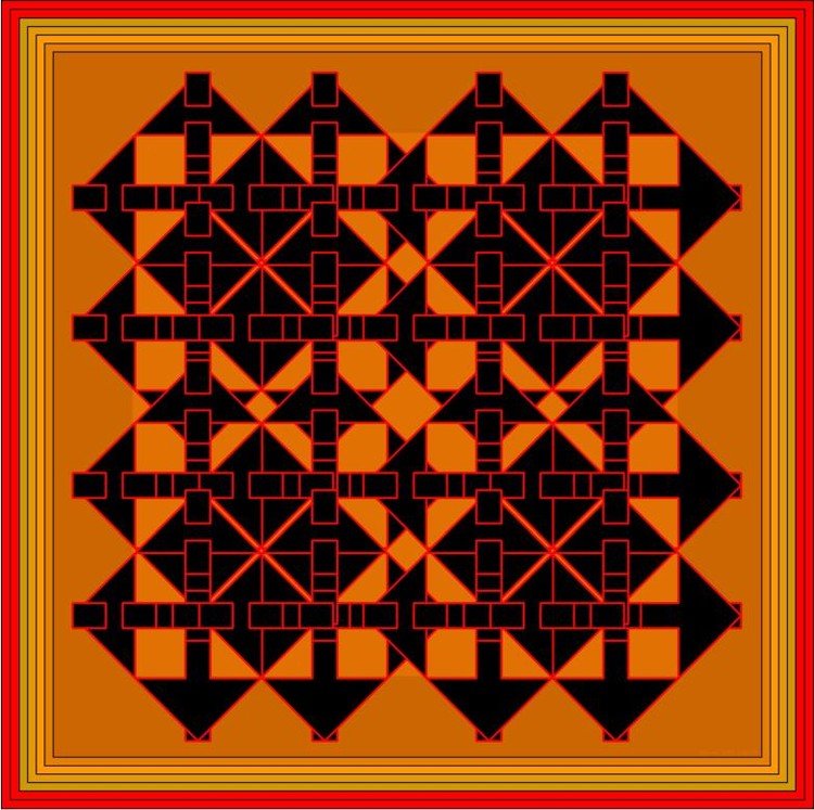 Tapestry. Arrows