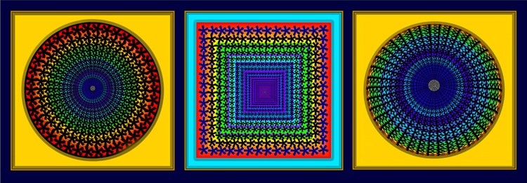Triptych Expansion of Consciousness