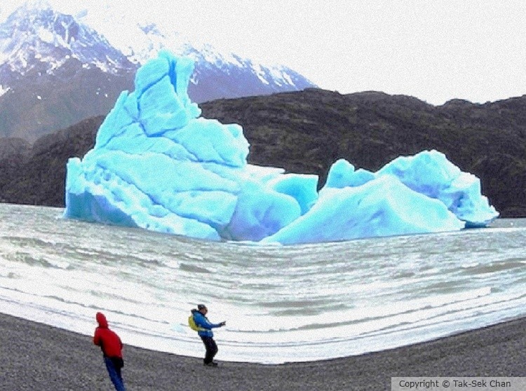 Lago Grey had a major disaster. Puerto Natales, Chile, 10-30-2015