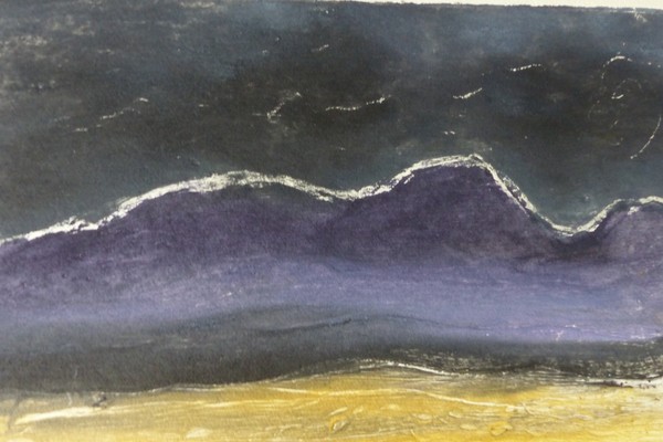 Below the clifftop