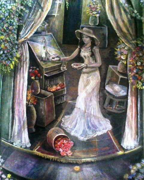a painting of a painting