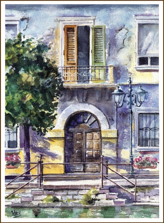 Side walk in Peschiera
