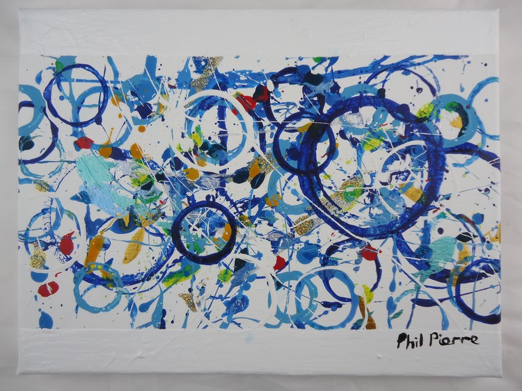 Blue Bubbles 038